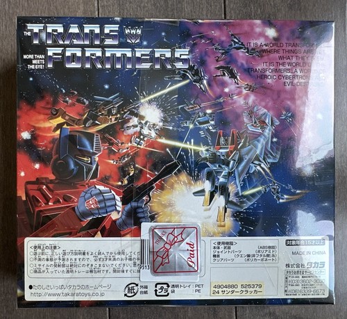 Authentic Takara Tomy Transformer Destron e-Hobby 24 THUNDERCRACKER G1 ENCORE - Picture 2 of 2