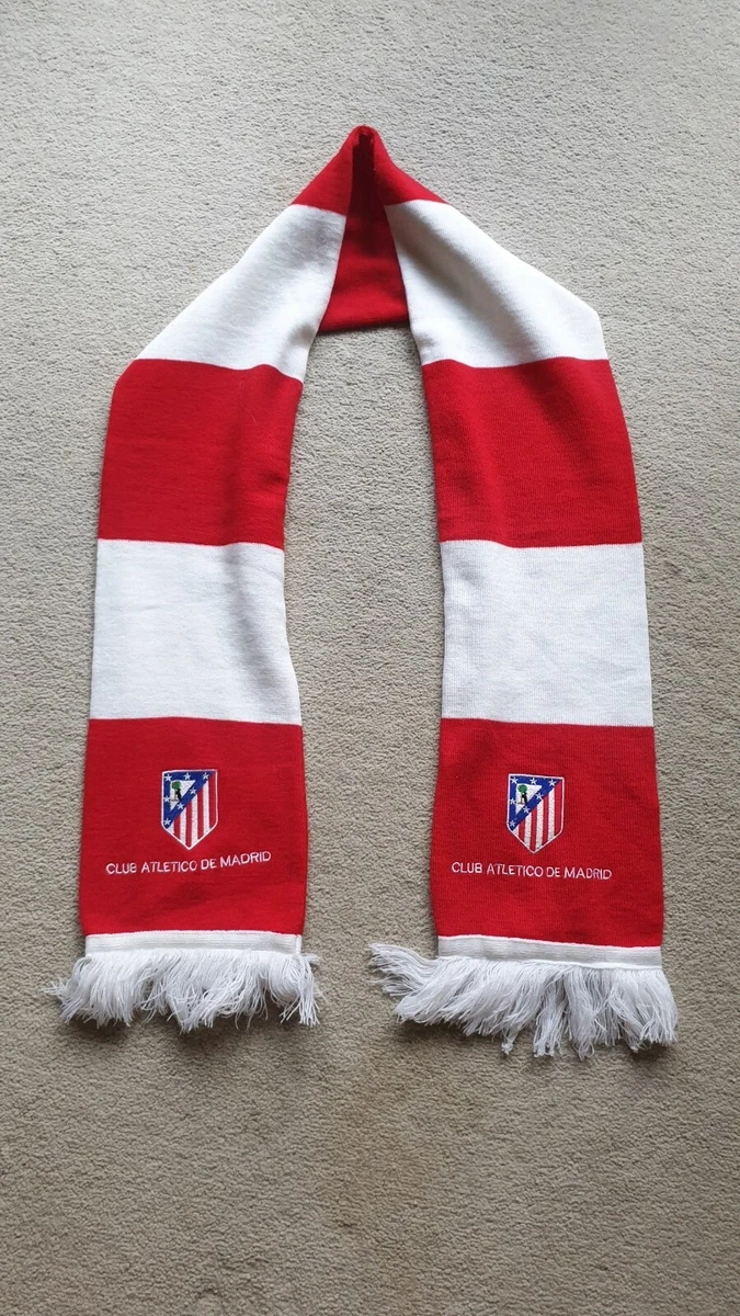 Lot De 2 écharpes Supporter Football : Atletico Madrid & Real Madrid (état Correct)