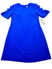VINCE CAMUTO women dress VC8M5647 royal blue 4 MSRP $128