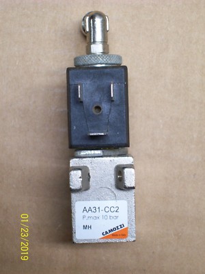 CAMOZZI VALVE AA31-CC2 with 6.5 VA SOLENOID COIL G7B