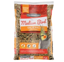 Pennington Medium Bird Everyday Blend Bird Food for Cockatiels 3 Lb Bag