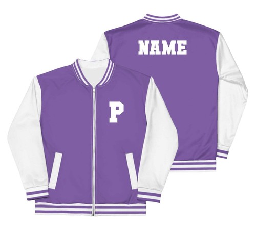 Personalized Kids Bomber Varsity Jacket – Custom Football Toddler Top with Name - Picture 35 of 112