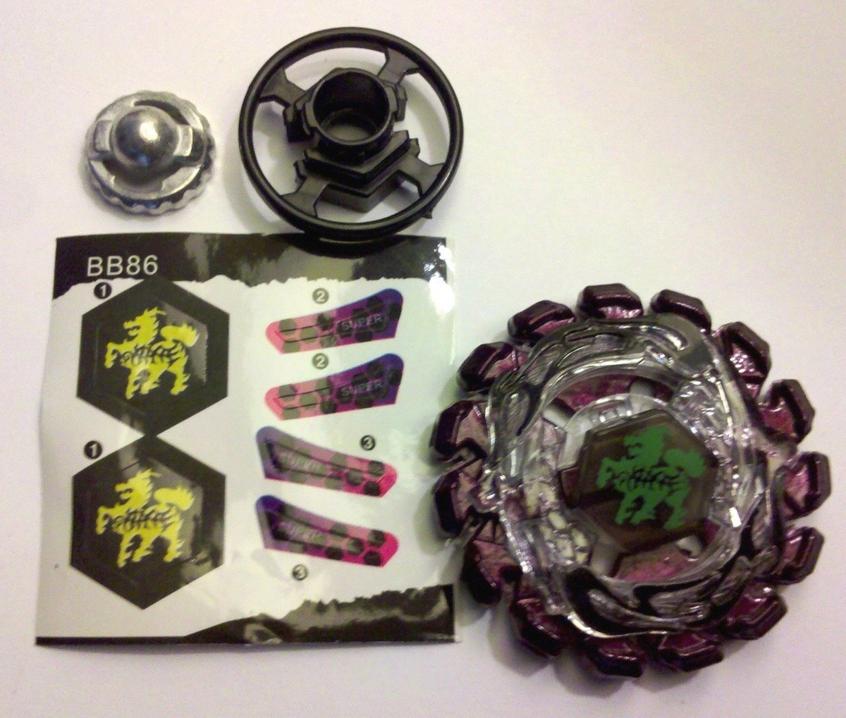 ☆ TOUPIE BEYBLADE POISON ZURAFA (GIRAFFE) s130mb ATTAQUE/DEFENSE