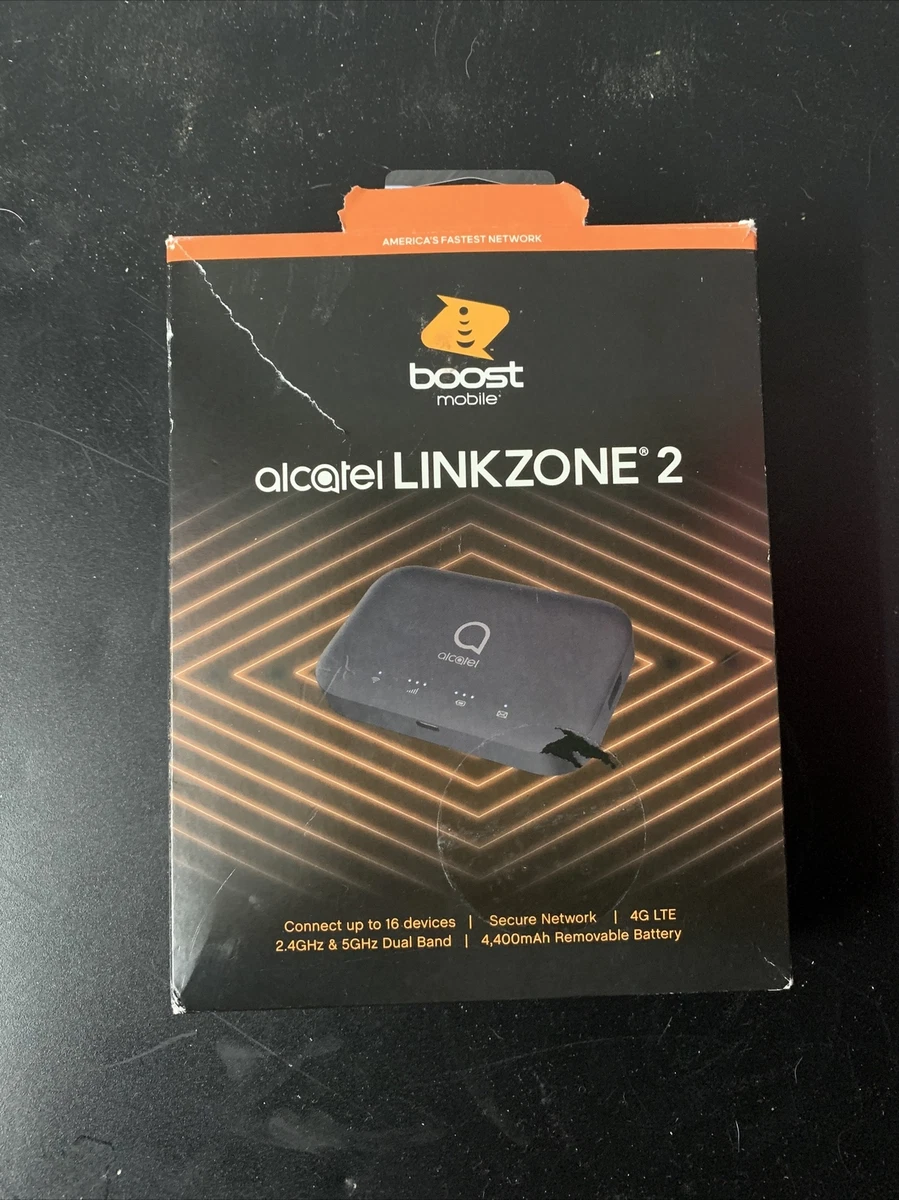 BOOST MOBILE ALCATEL LINKZONE Hotspot 4G LTE WIFI Connect