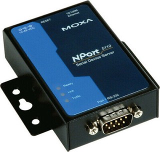 MOXA NPORT 5110 (RS 232 over IP) incl. PSU