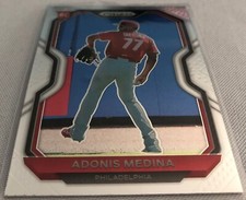 2021 Panini Prizm Baseball Adonis Medina Philadelphia Phillies rookie card #56