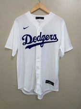 Nike MLB LA Dodgers Baseball White Jersey Men’s M Cody Bellinger #35 MLB NEW