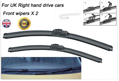 For Nissan Micra 2010-2016 Brand New Front Windscreen Wiper Blades 21"14" - Picture 1 of 6