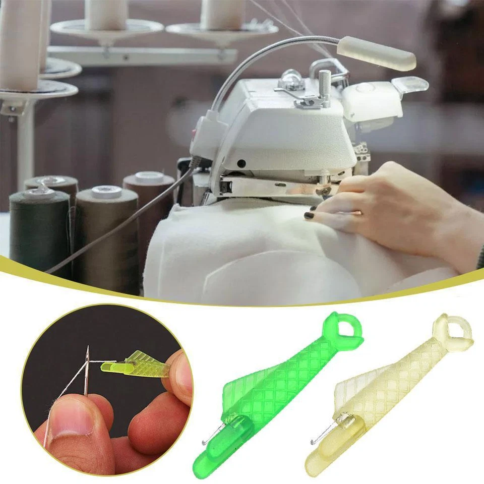 Automatic Needle Threader Guide Needle Threader Simple Device DIY Threadin T1K2 - Image 2 of 4