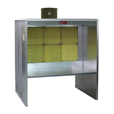Paasche Paint Spray Booth 6' Wide (1 or 3 phase Motor) - Made in The USA (NEW)
