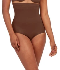 Spanx Higher Power Brief High Waisted Panty Shapewear Cocoa Size A NEW