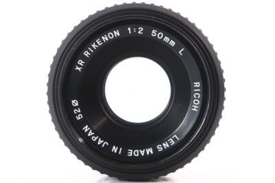 Ricoh XR Rikenon L 50mm F/2 MF Tomioka Lens for Pentax K Mount