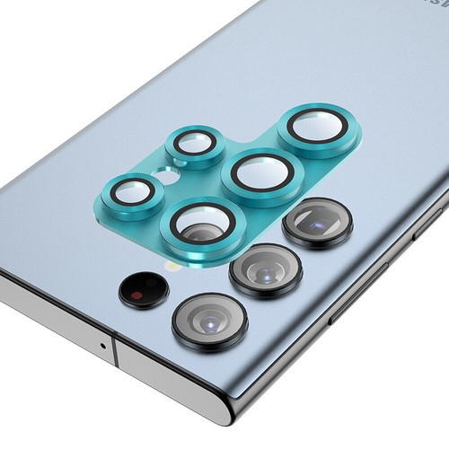 For Samsung Galaxy S22 Ultra 9H Tempered Glass Metal Camera Lens Protector - Picture 15 of 16