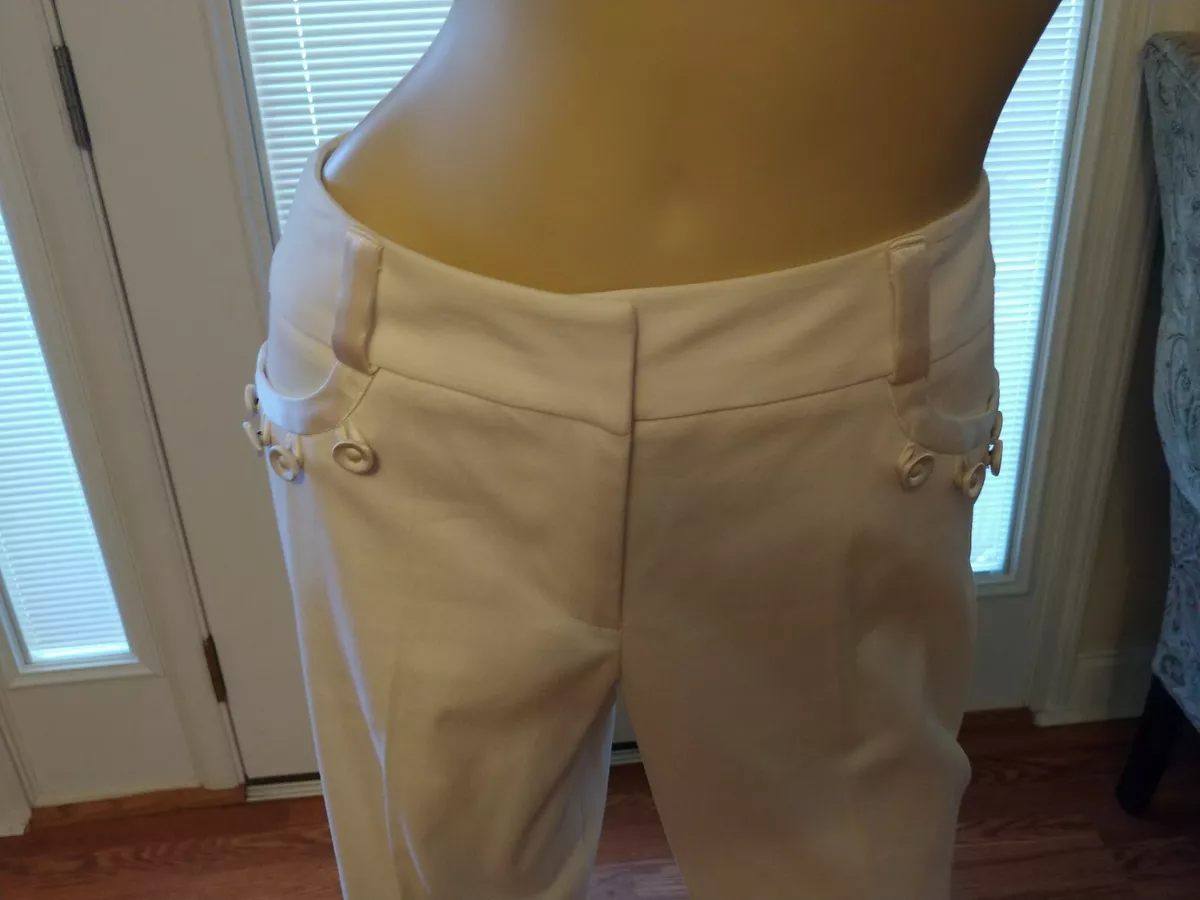 Nwot Parameter White Dress Pants Size 8 Cute