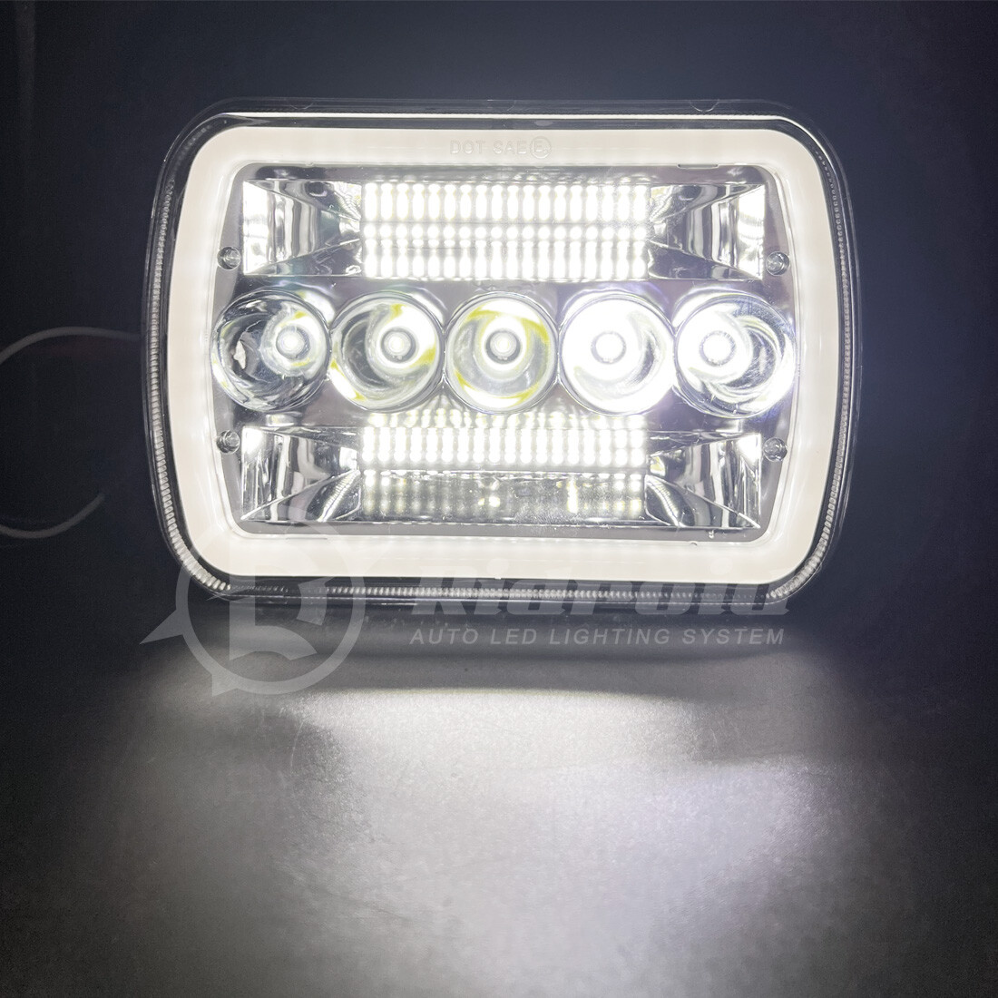1PCS For Jeep Cherokee XJ 1984-2001 Wrangler YJ 1986-1995 5x7 7x6 Led Headlight High Low Drl 50bc9319 1f33 455b 9e19 C52bfc4f0145.c6088d1da19b3f1a5078639d54d71d41