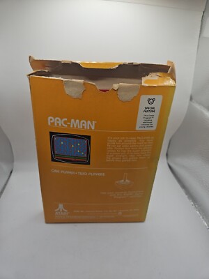 CARTOUCHE VINTAGE 1981 années 80 ATARI 2600 PAC-MAN CX2646 8 JEUX VIDÉO