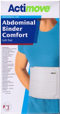 ACTIMOVE Abdominal Stütze Bauchgurt Bauchbandage Bauchweg geschloßen 55 bis 195