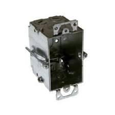 Racoorporated  Old Work Switch Box, Gangable, Steel, 3 x 2.5-In.