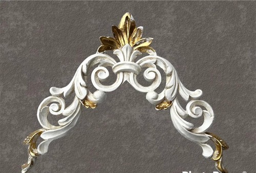 Decoración de pared barroco colgante de pared relieve de pared decoración 28x23 adorno antiguo Applike estuco - Imagen 2 de 23