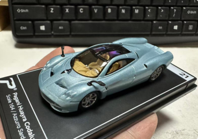 Postercars 1:64 Pagani Huayra Codalunga Diecast Model Car Rubber
