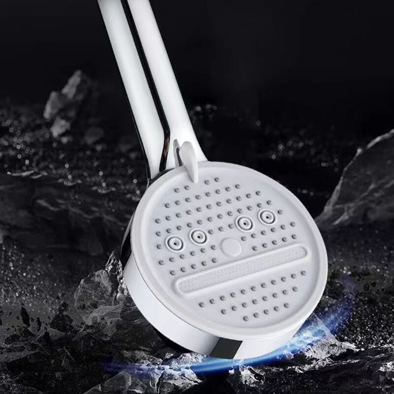 5 Modes Handheld Shower Head with Beads Massage Feeling Showerhead for