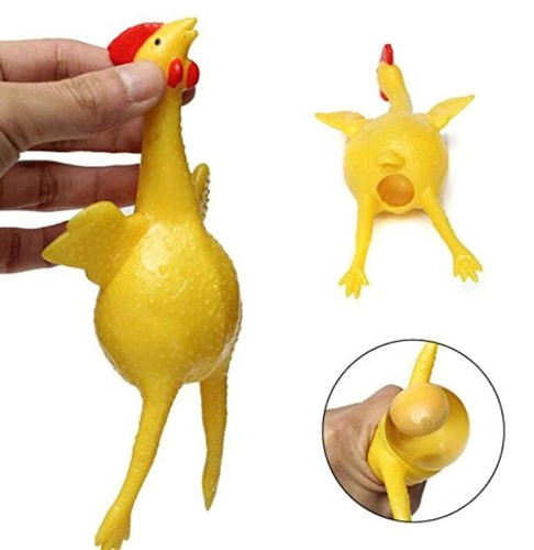 YOYOSTORE 16cm Funny Squishy Toys Chicken and Eggs Stress Relieve - Picture 4 of 4
