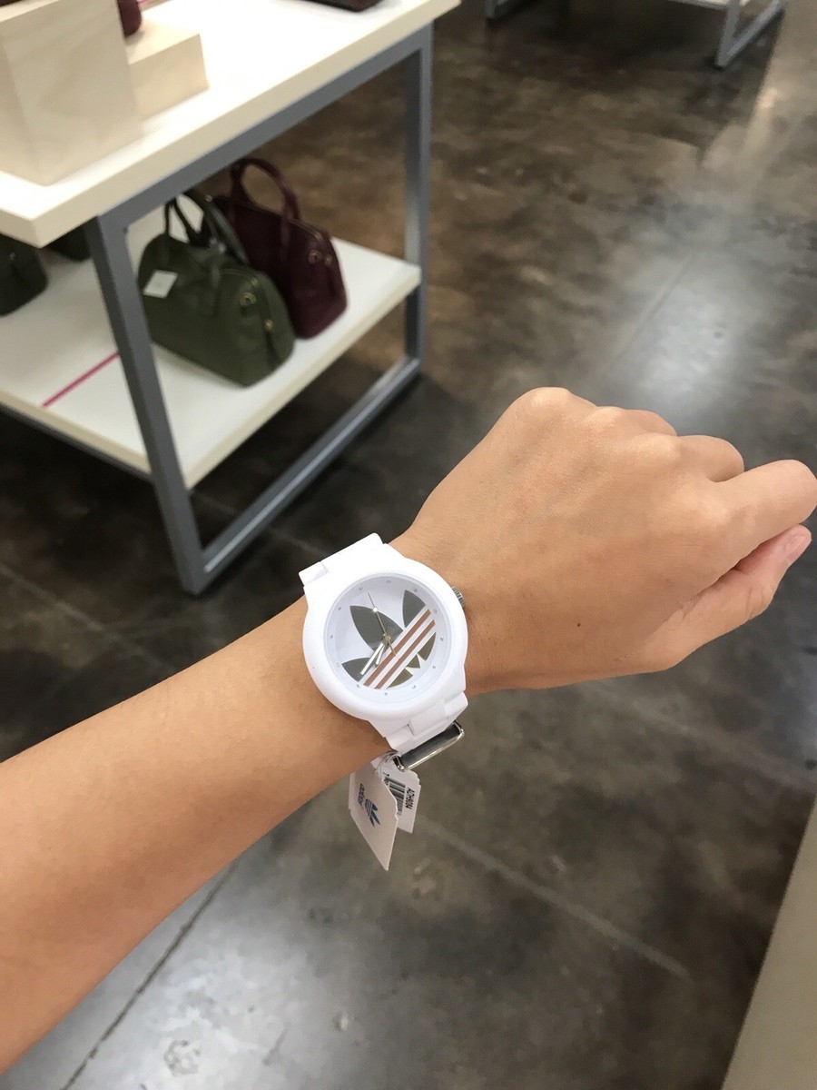 New ADIDAS Aberdeen White Silicone Men's Watch ADH9084 | eBay