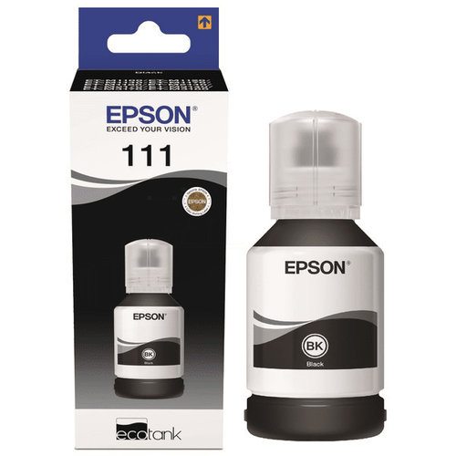 Epson Original EcoTank 111 Black Ink Bottle C13T03M140 ETM1170 ET