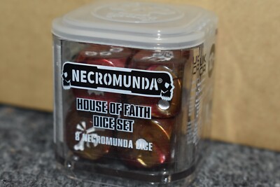 Necromunda: House of Faith Dice Set. New  in sealed pack. 