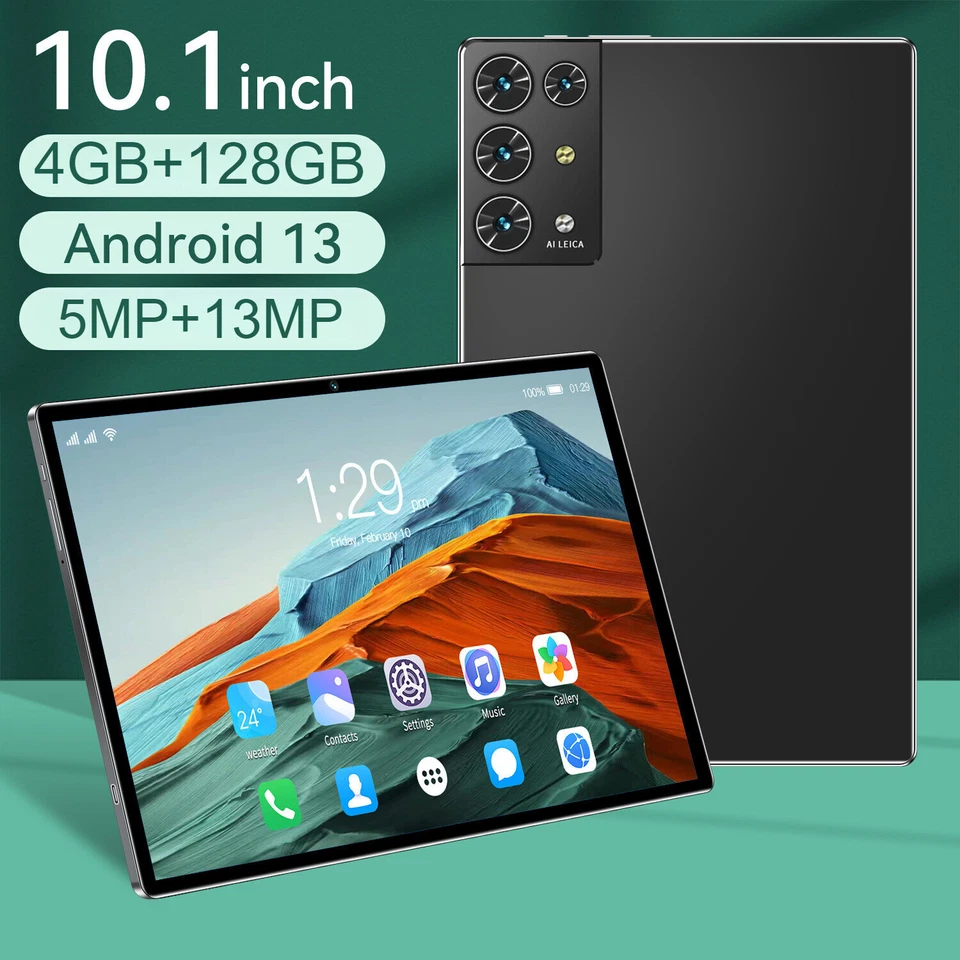 2025 S30 Pro Tablet PC WiFi 4+128GB Android 13 6000mAh Octa-Core Tablet Pad Gift - Image 2 of 4