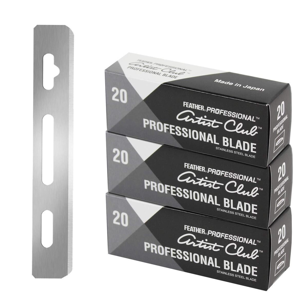 Feather Professional Blade 20 X 3 packs Total 60 Blades From Feather Professional Blade 20 X 3 packs Total 60 Blades From