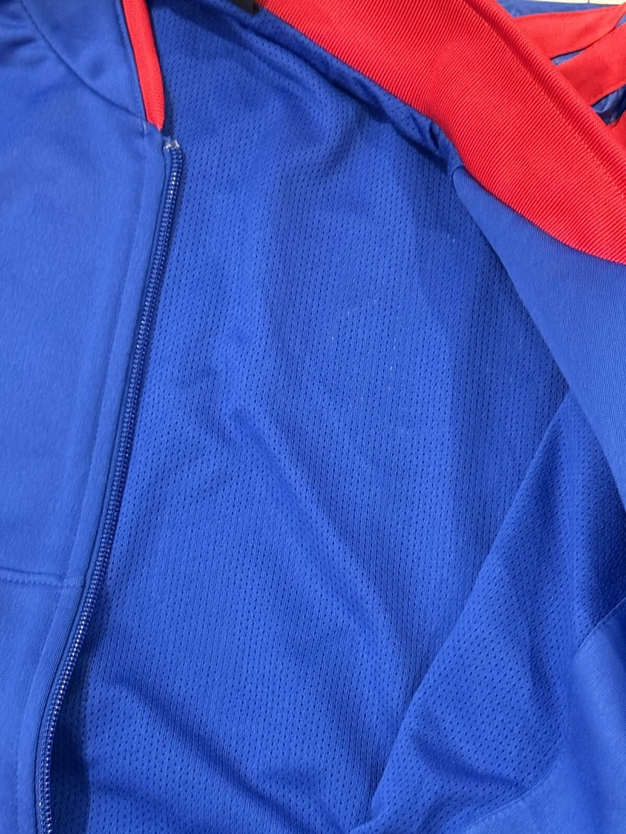 Detroit Pistons XL Blue Adidas Full Zip Warmup Jacket | eBay