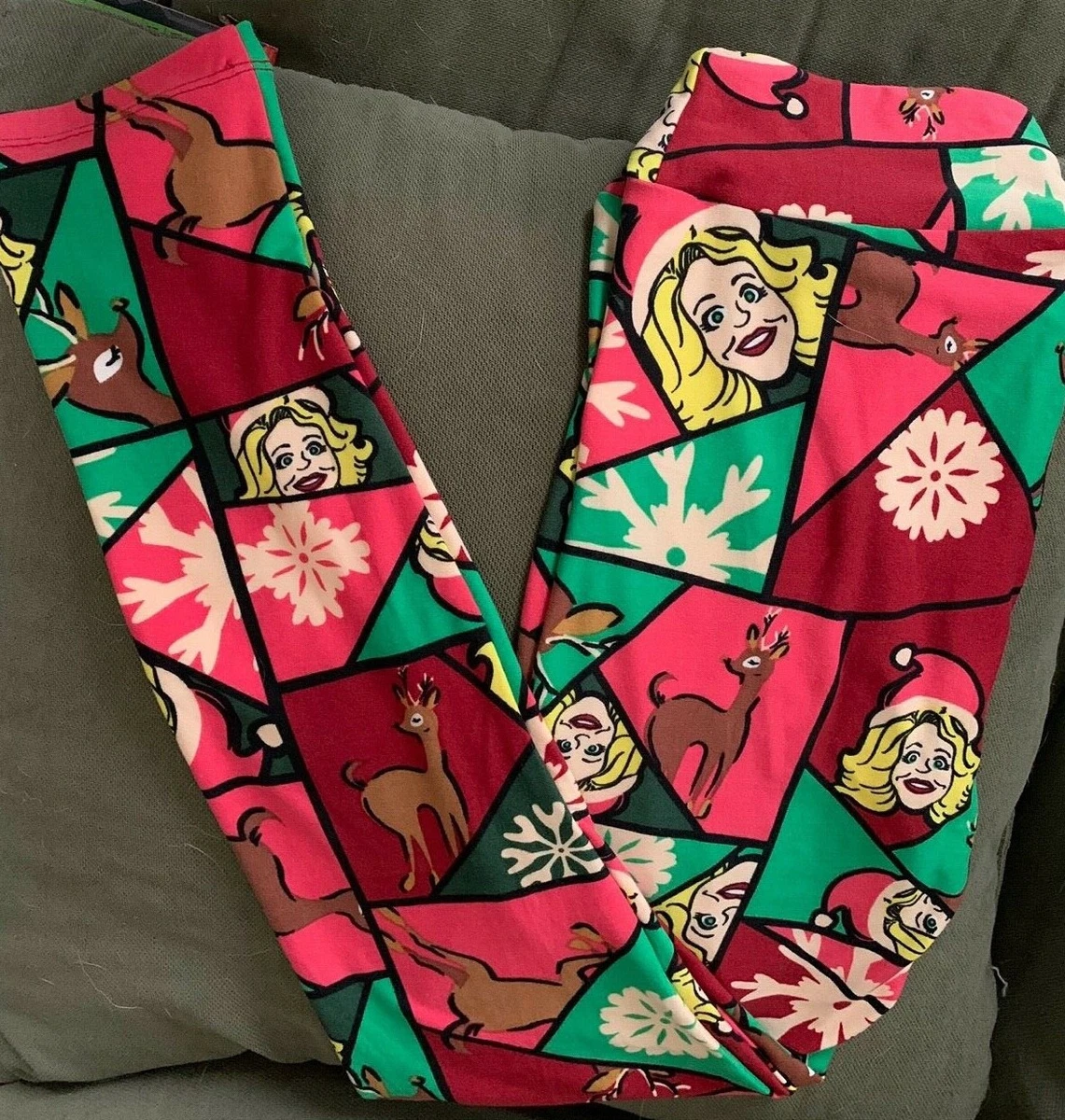 Lularoe reindeer hotsell leggings