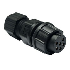 Mini Male 6 Way Solder Connector