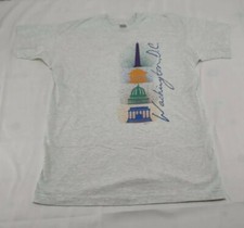 Vintage 1993 XL Washington DC Monument Shirt Made in USA Single Stitch