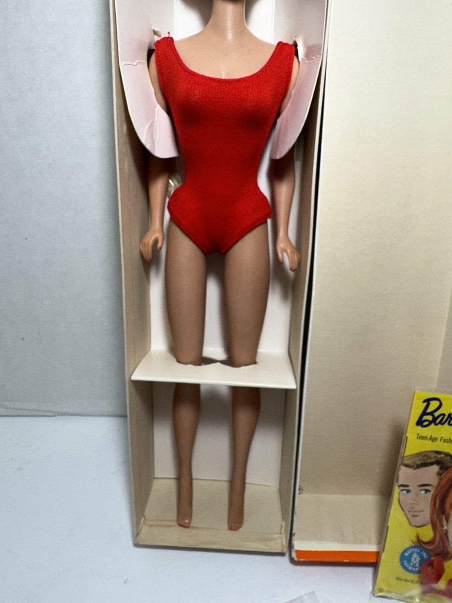 Vintage 1962 Barbie Teen Age Fashion Model Doll By Mattel