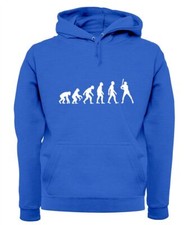 Evolution of Man Baseball - Adult Hoodie / Sweater - Base Ball Player Bat Love