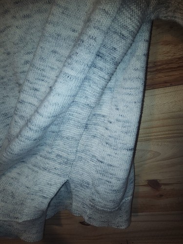 Tahari Sweater Women's Large Knit Gray Marled Pullover M - Picture 4 of 7