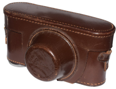 Vintage Leica Leitz Brown Leather Ever Ready Camera Case for Leica IID IIIA
