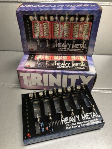 Trinity Rc Vintage Heavy Metal Battery Discharger & Conditioner Losi Associated - Picture 2 of 7