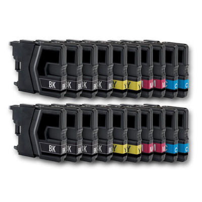 20 Druckerpatronen kompatibel mit BROTHER DCP-J125 DCP-J315W DCP-J515W MFC-J220
