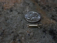 14k Yellow Gold Push Clasp 16mm x 3mm