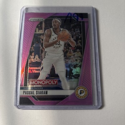 2024-25 PASCALL SIAKAM /199 PRIZM MONOPOLY PINK PRIZM #59 INDIANA PACERS