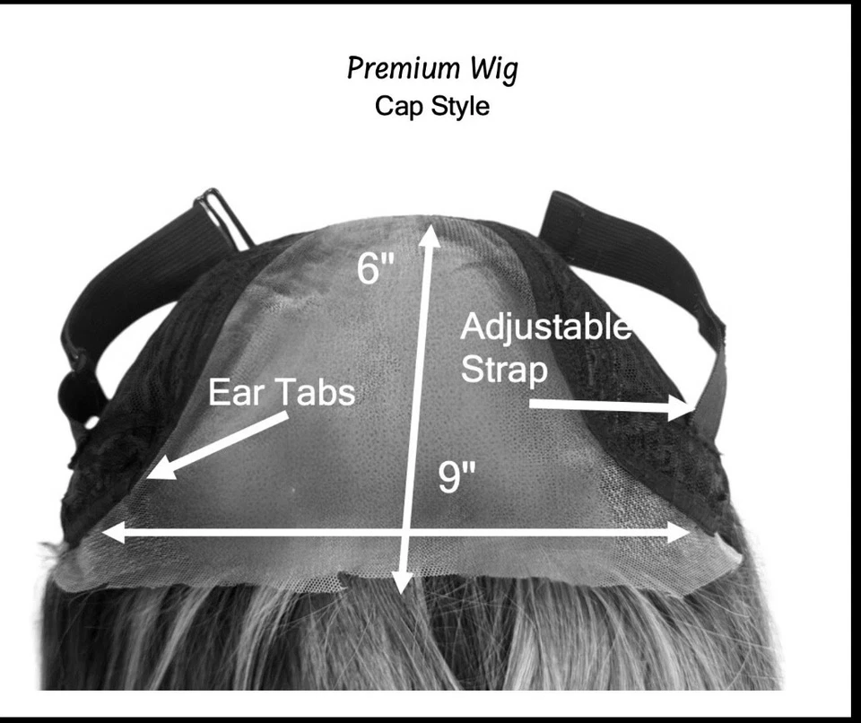 Peluca frontal 100 % cabello humano encaje 18" extra pequeña marrón con reflejos rubios Foto 3 de 4