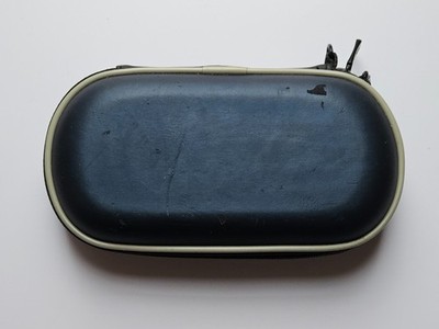 PSP Etui Tasche Bigben Interactive,-navy metallic-blau,Netzfächer,für Sony PSP