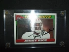 Jerry Rice 1990 Topps Highlights Card # 6 Most Touchdowns Caught in a Game