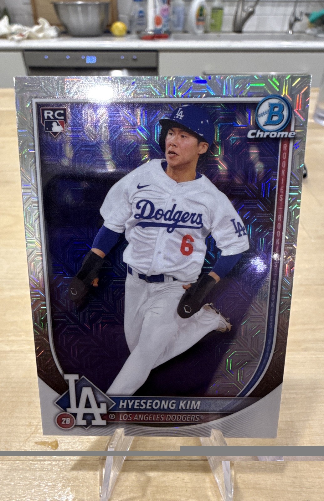 2025 Bowman - Hyeseong Kim #91 Chrome Mojo Refractor (RC)