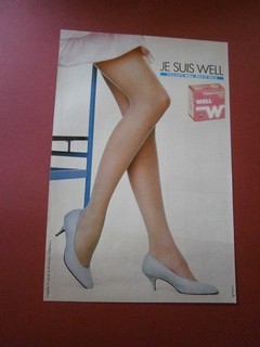 Werbung Reklame 1983 WELL Feinstrumpfhosen Collant sexy Beine Pumps RAR