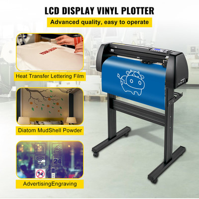 Vinyl Cutter Machine, Plotter with Signmaster Software for Design and Cut
