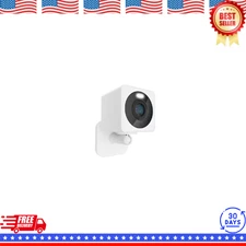 Wired Indoor/Outdoor 1080p HD SmartHome Security Camera Built-In Spotlight White